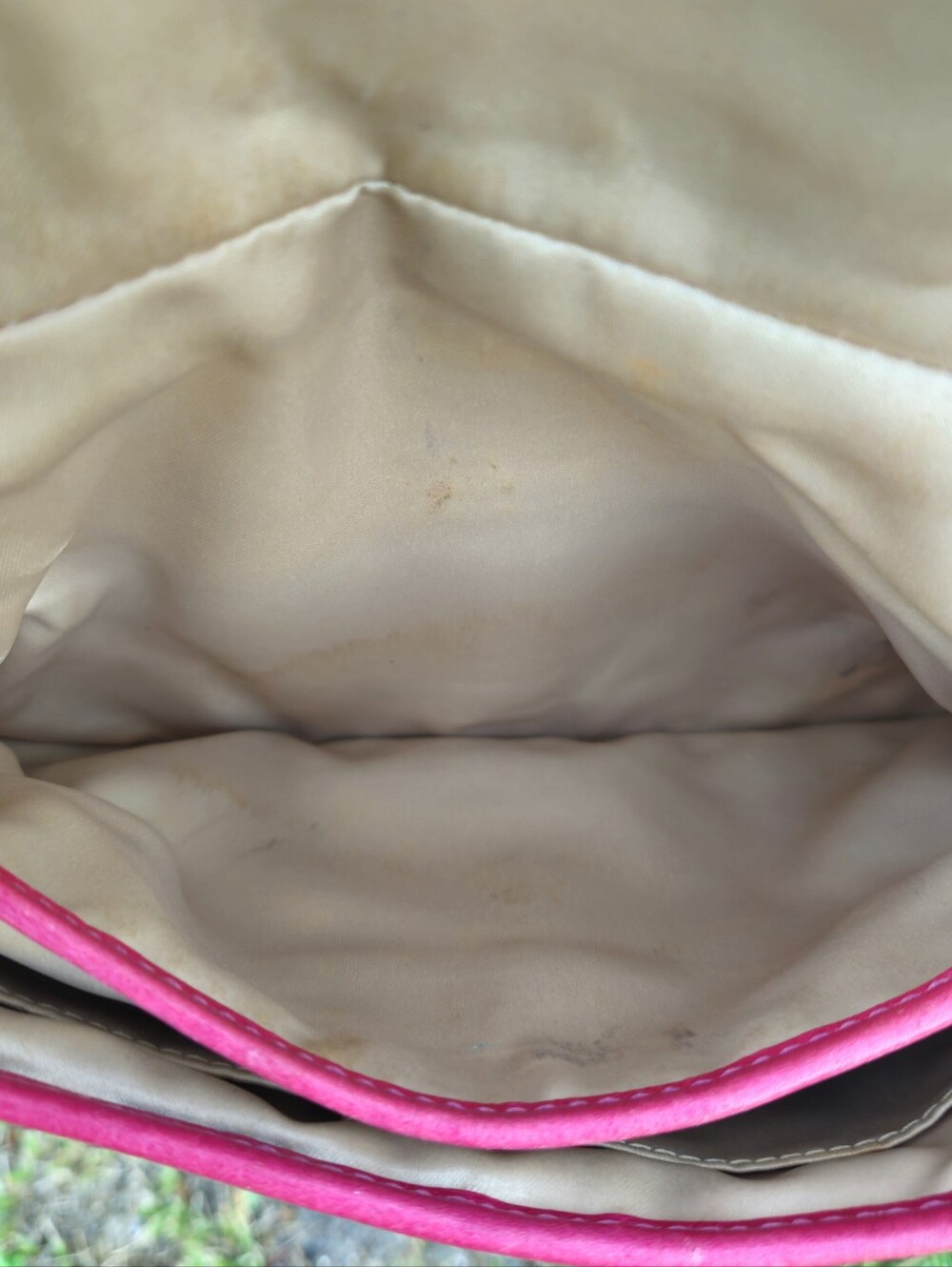 Coach Soho Mini Flap Bag 11860 Pink Fuchsia Signature Canvas Y2K Buckle - Picture 11 of 14